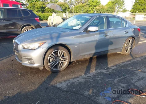 2014 Infiniti Q50 Premium z USA, uszkodzony, nr VIN JN1BV7AR0EM680338